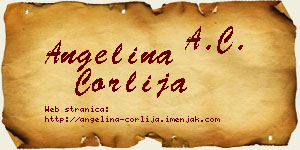 Angelina Čorlija vizit kartica